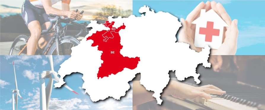 Schweizkarte Mittelland